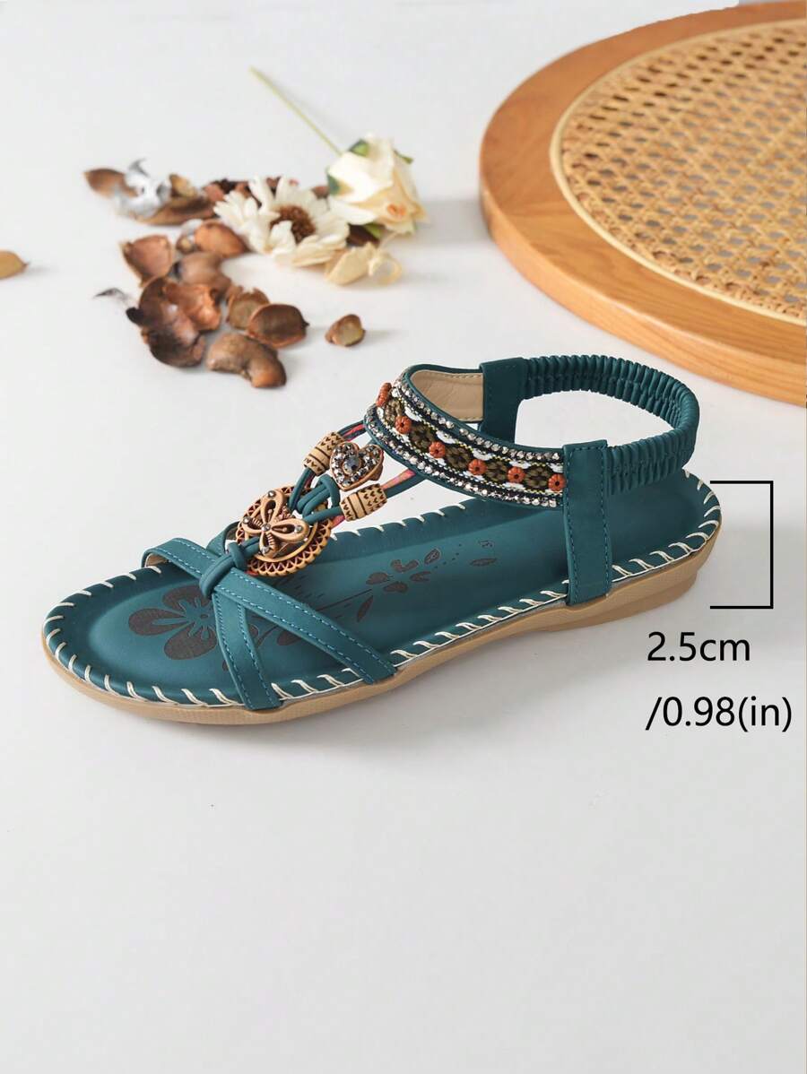 Saffron - Peep-Toe Summer Flats