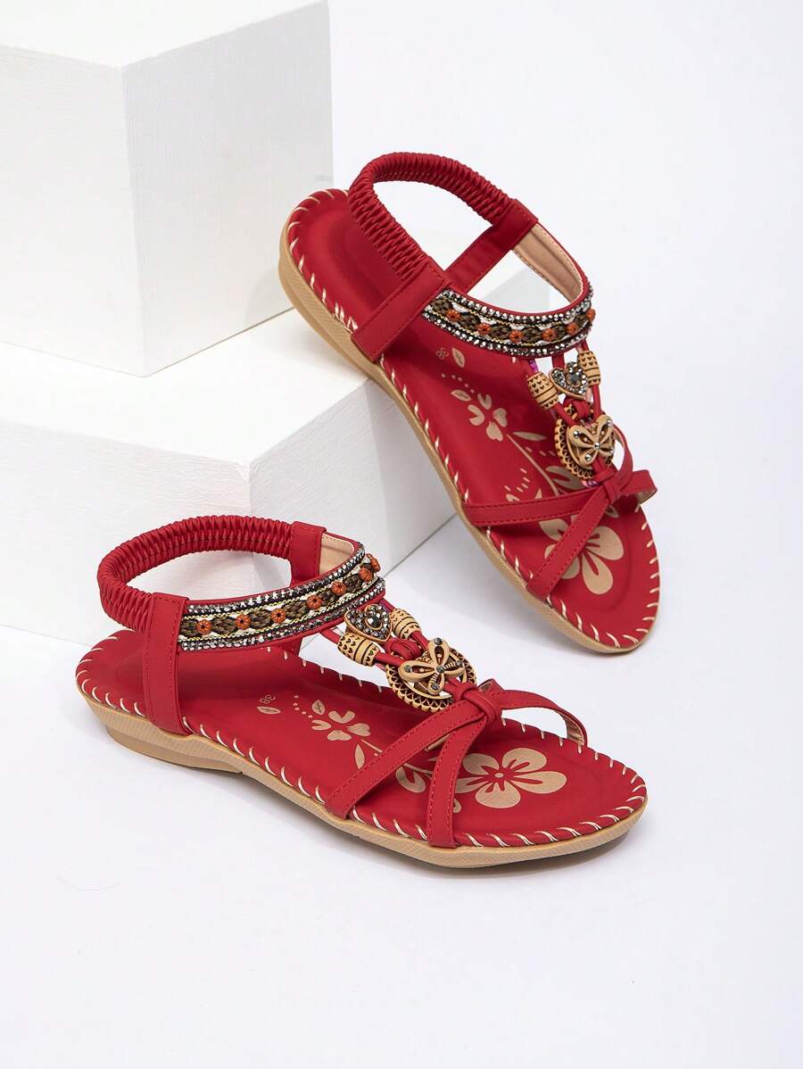 Saffron - Peep-Toe Summer Flats