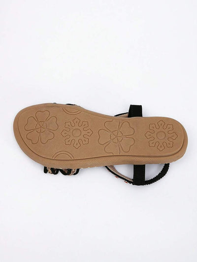 Saffron - Peep-Toe Summer Flats
