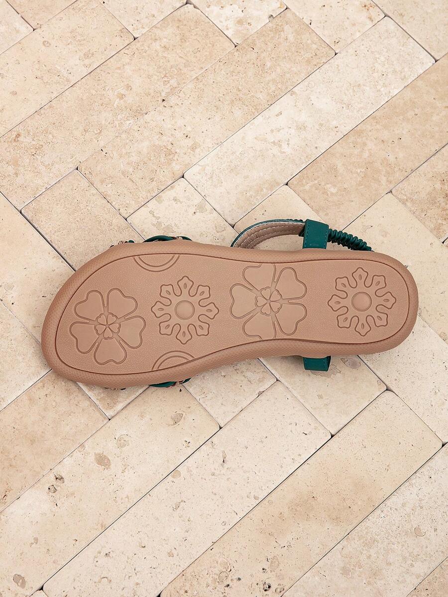 Saffron - Peep-Toe Summer Flats
