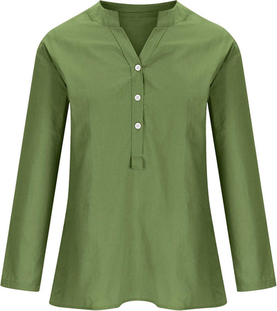 Women's Plus Size Cotton Linen