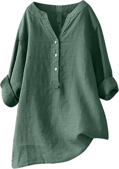 Women's Plus Size Cotton Linen