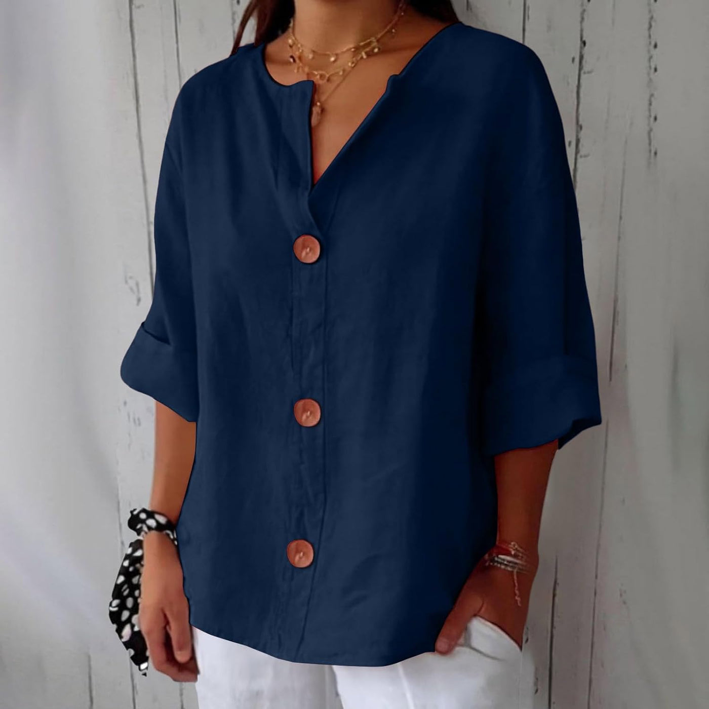Van Laar - Casual Linnen Blouse