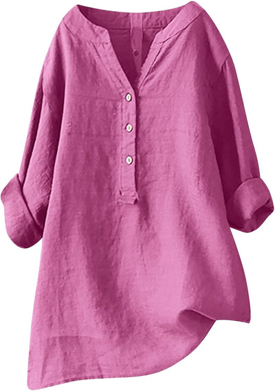 Women's Plus Size Cotton Linen