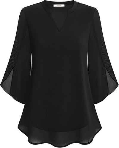 Petra – A-line chiffon blouse