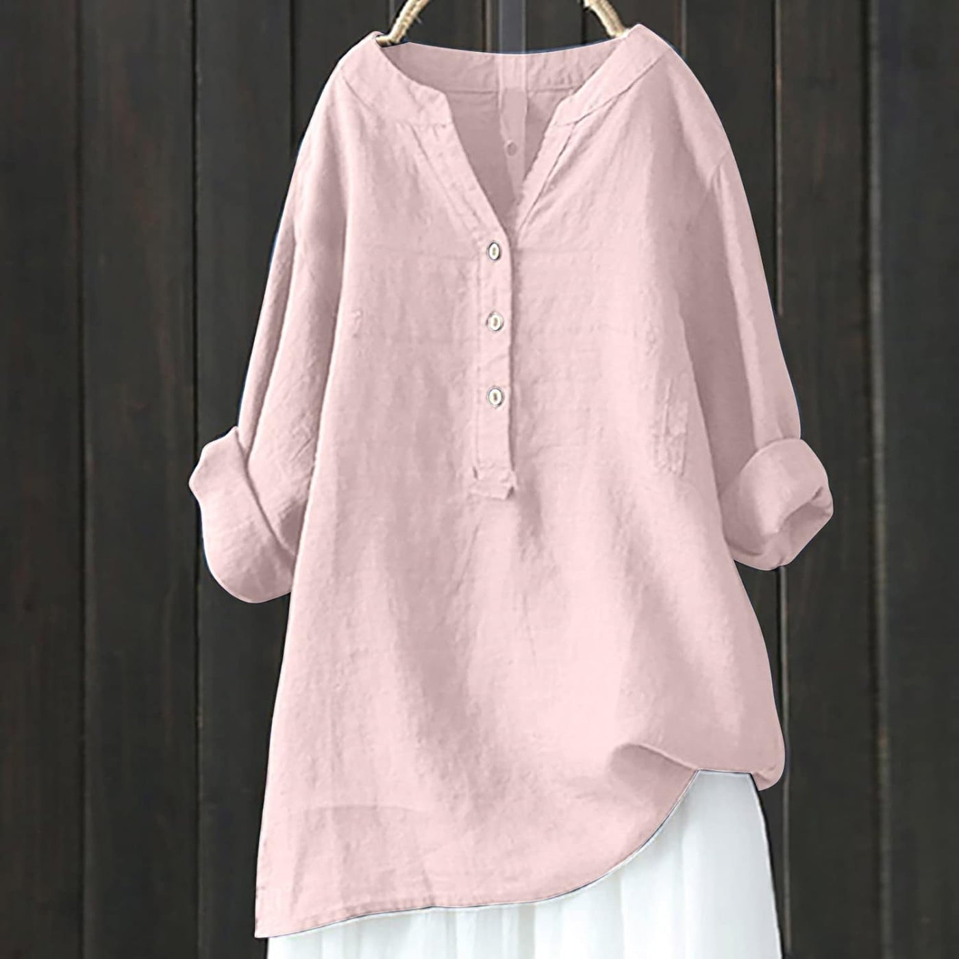 Women's Plus Size Cotton Linen