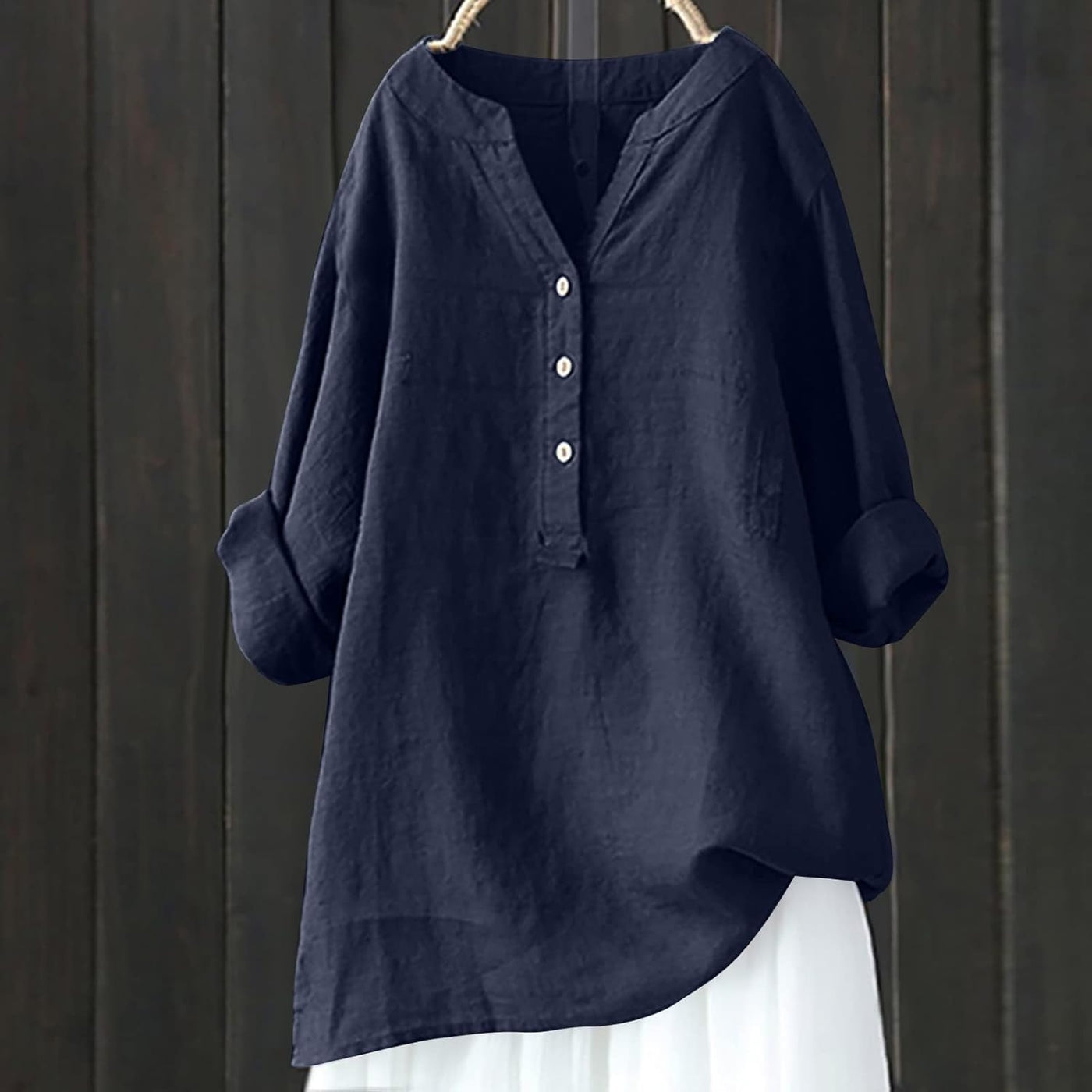 Women's Plus Size Cotton Linen