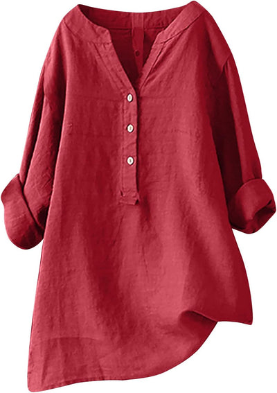 Women's Plus Size Cotton Linen