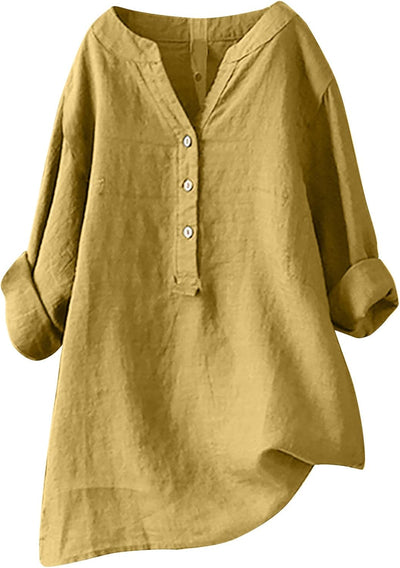 Women's Plus Size Cotton Linen