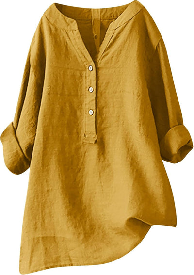 Women's Plus Size Cotton Linen