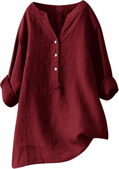 Women's Plus Size Cotton Linen