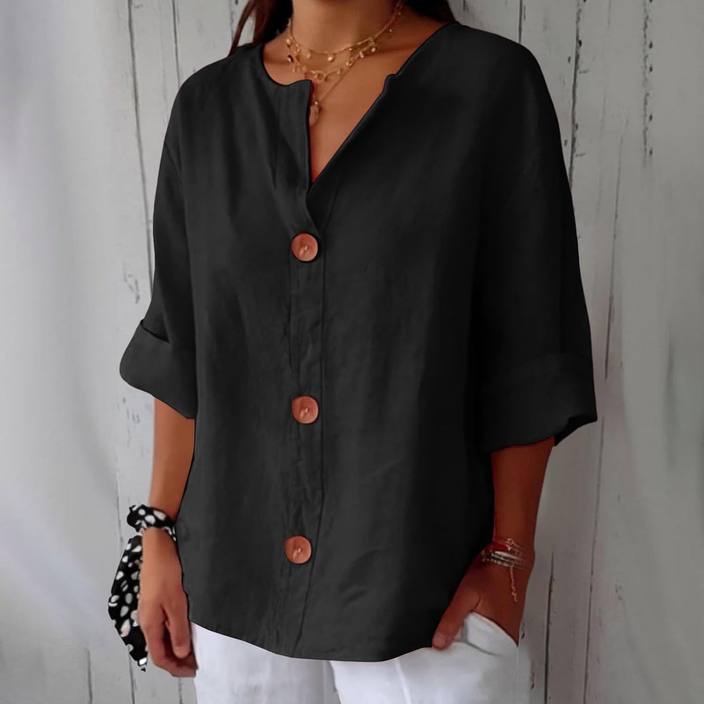 Van Laar - Casual Linnen Blouse
