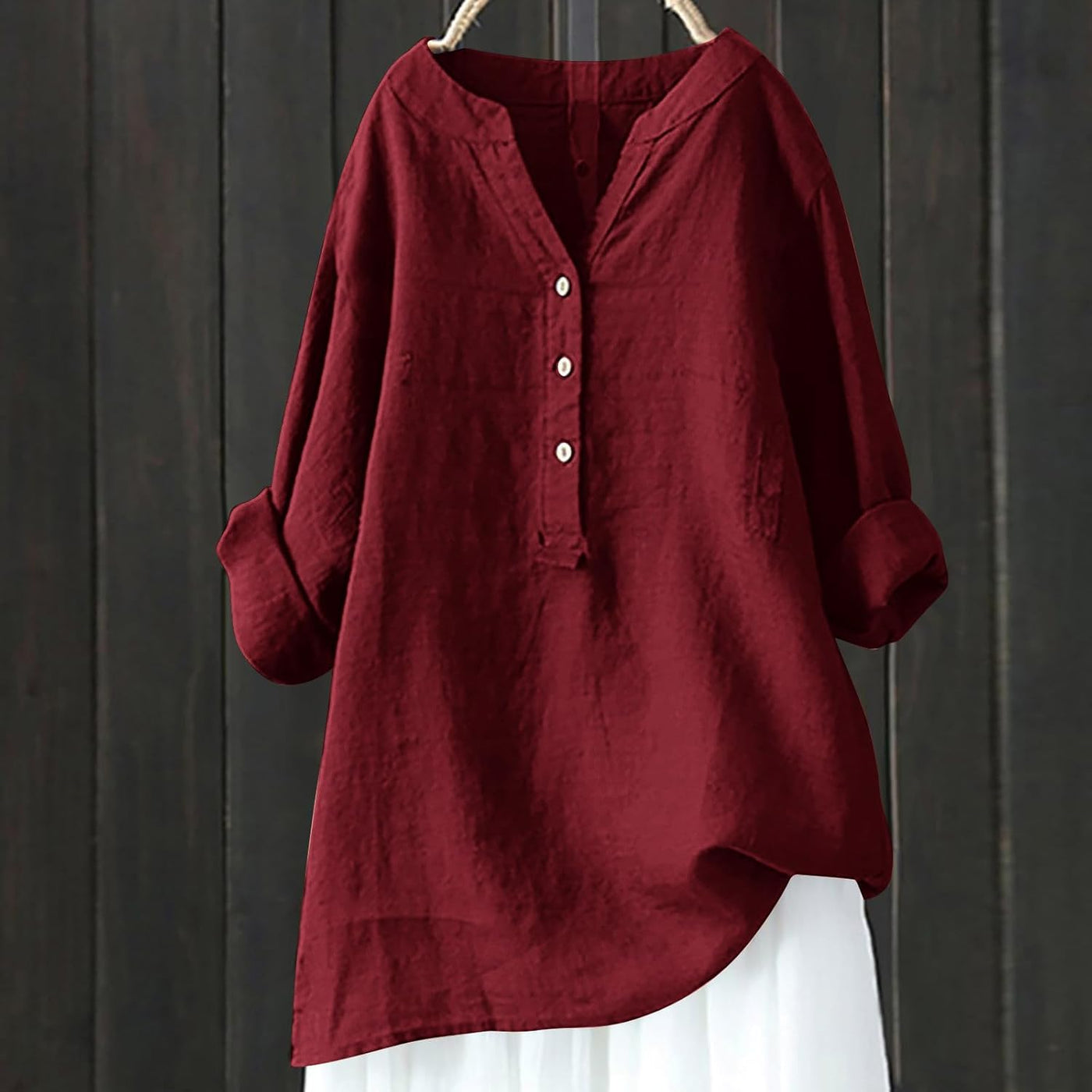 Women's Plus Size Cotton Linen