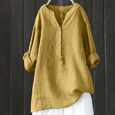 Women's Plus Size Cotton Linen