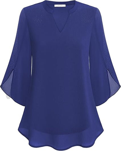 Petra – A-line chiffon blouse