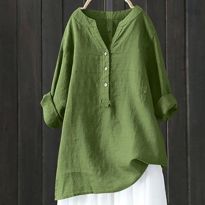 Women's Plus Size Cotton Linen