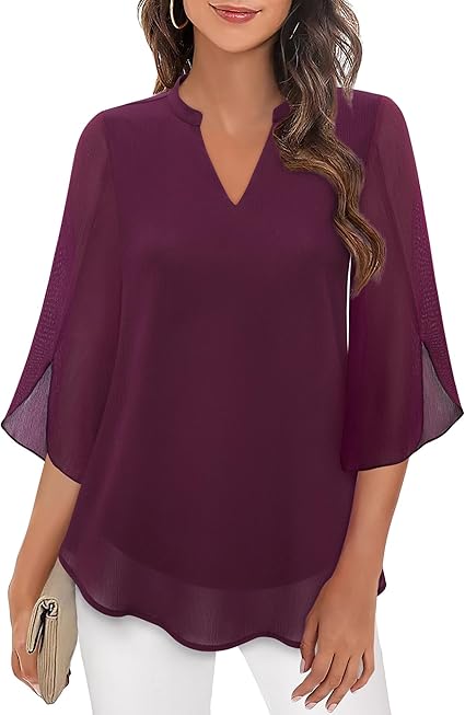 Petra – A-line chiffon blouse
