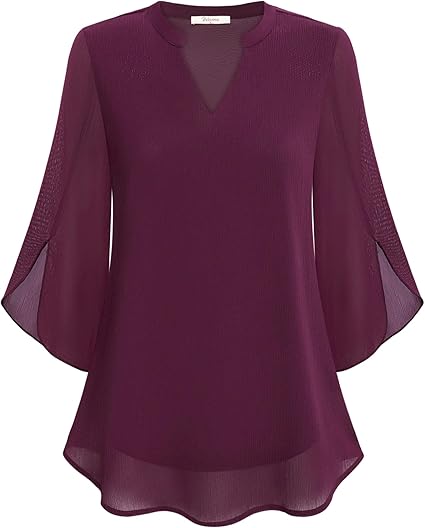 Petra – A-line chiffon blouse