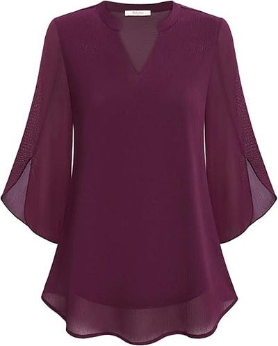 Petra – A-line chiffon blouse