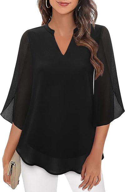 Petra – A-line chiffon blouse
