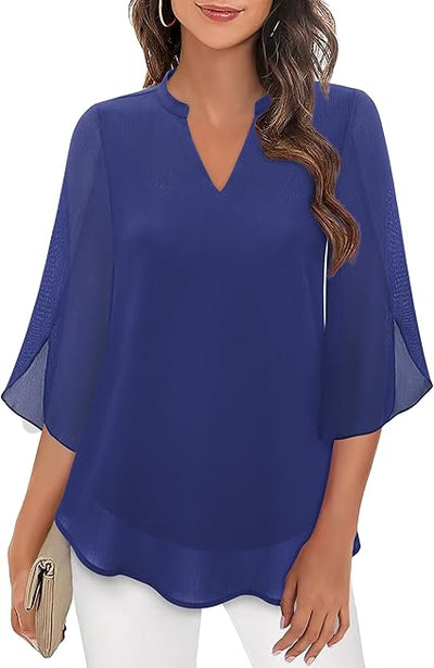 Petra – A-line chiffon blouse