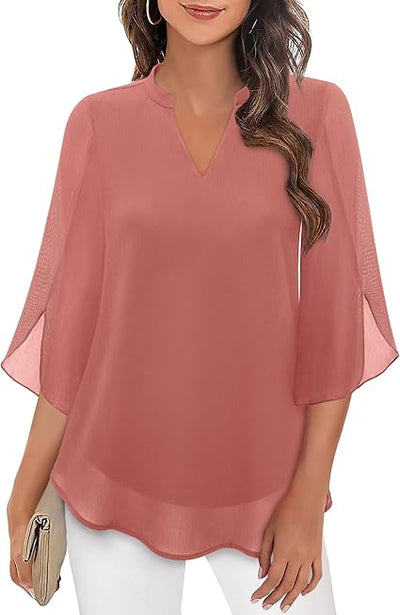 Petra – A-line chiffon blouse